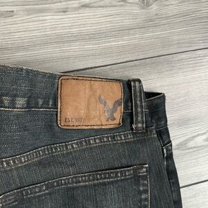 American Eagle Outfitters Men's Dark Blue Jeans